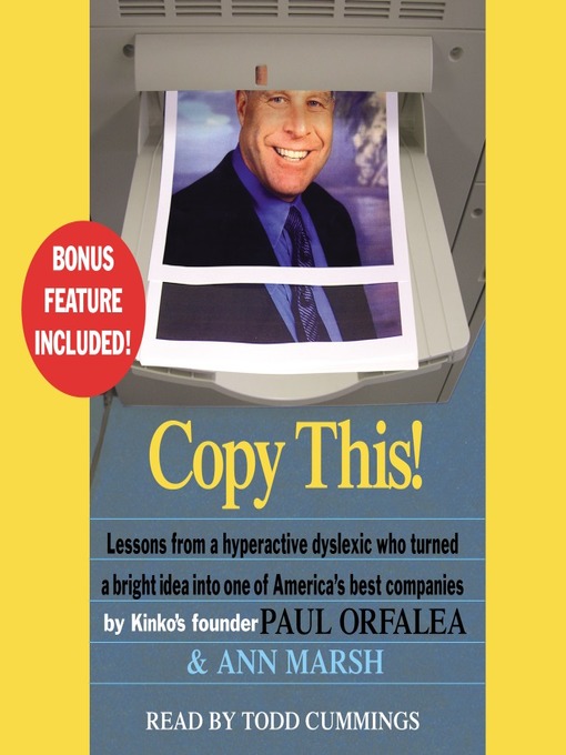 Title details for Copy This! by Paul Orfalea - Available